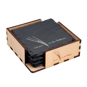 Schieferuntersetzer – Daheim in der Wetterau