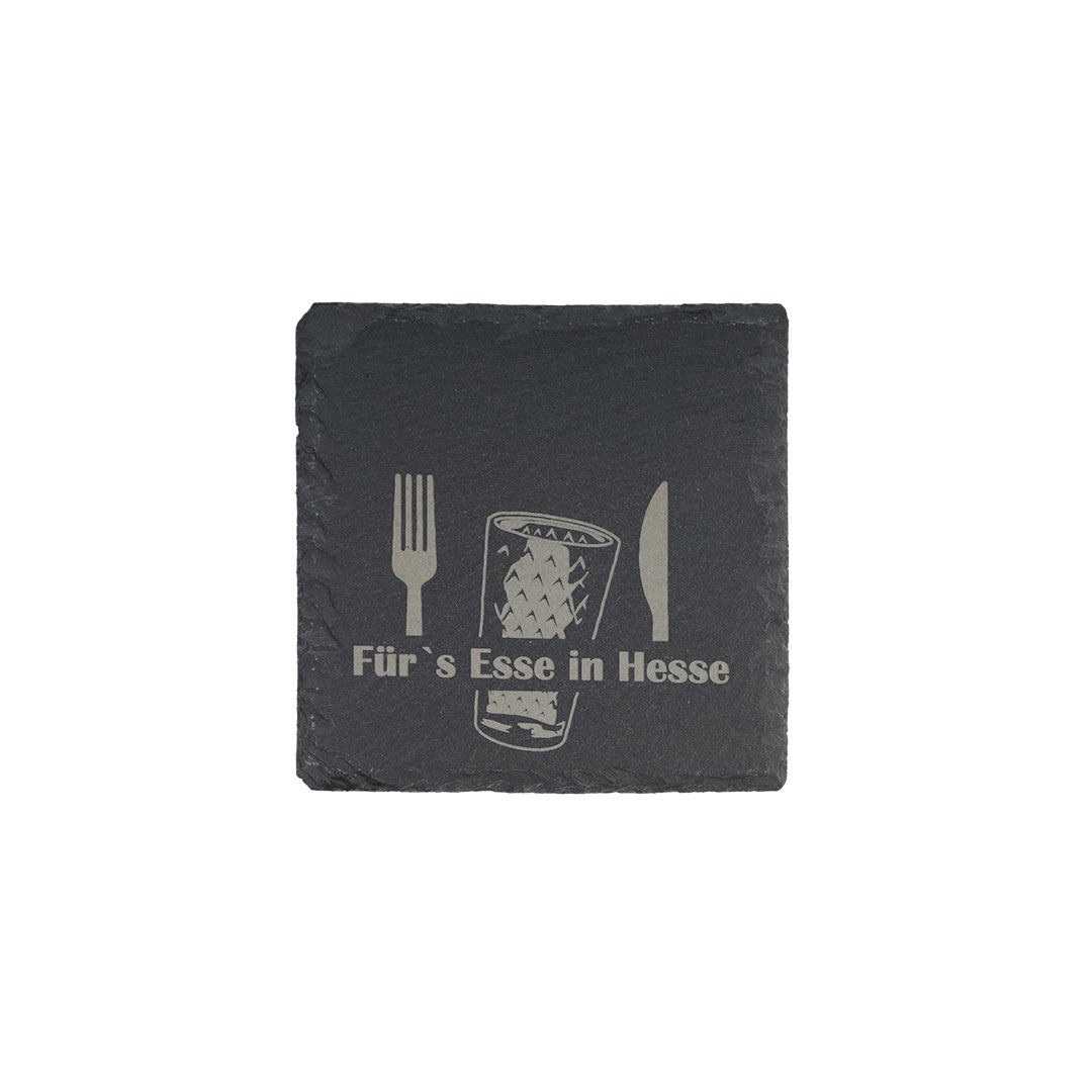 Schieferuntersetzer – Für's Esse in Hesse