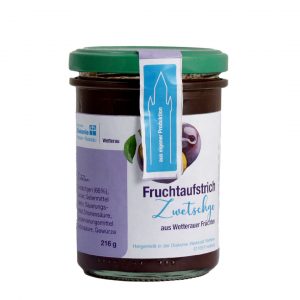 Fruchtaufstrich Zwetschge im Glas