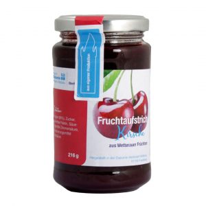 Fruchtaufstrich Kirsche im Glas