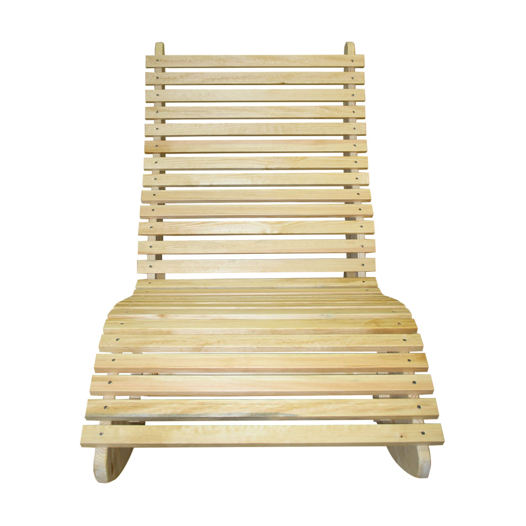 Schaukelliege aus Holz