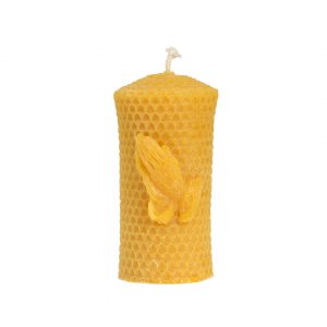 Bienenwachskerze – Betende Hände