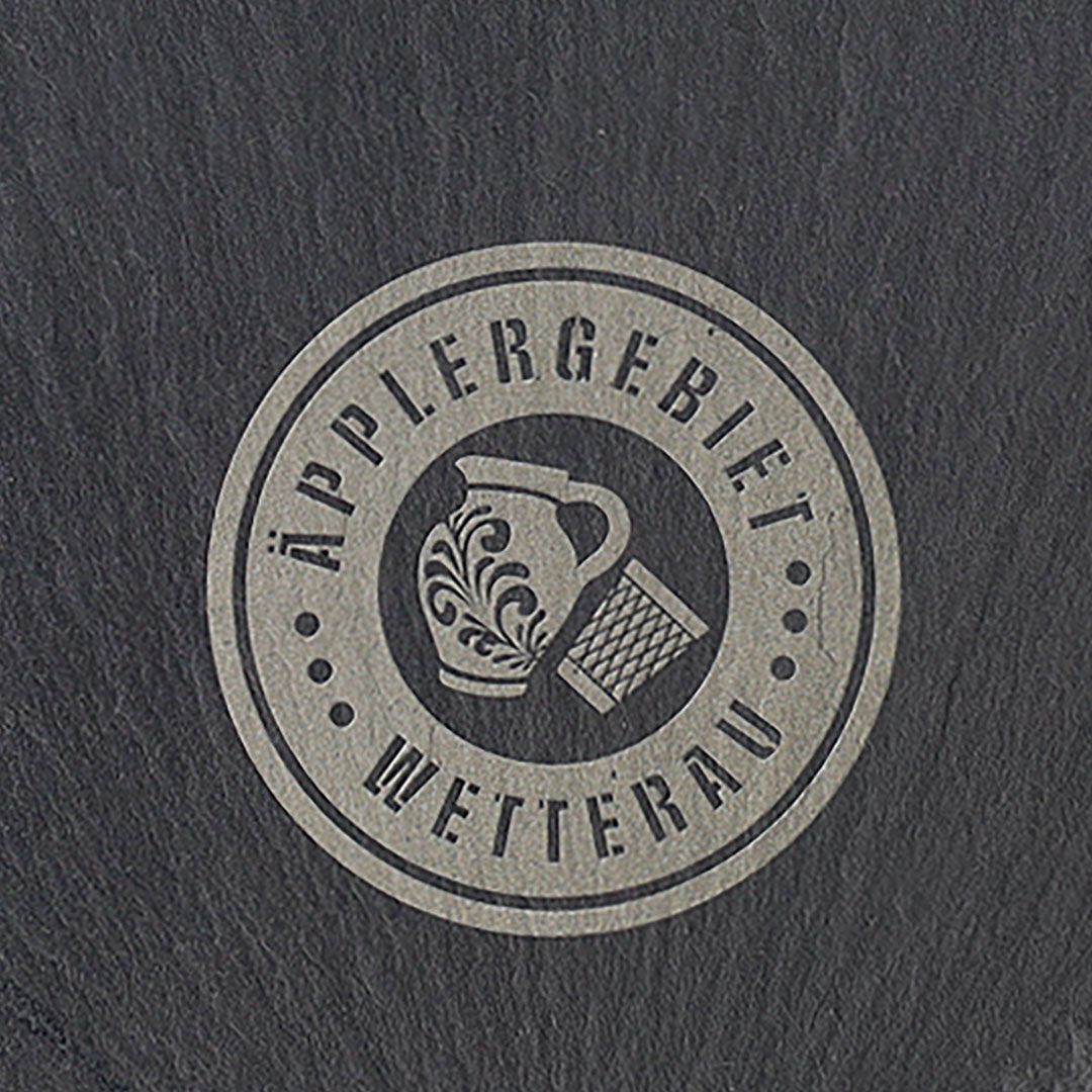 Schiefertafel – Äpplergebiet – Detailfoto